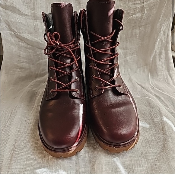 Timberland Jayne 6” Leather Boot Size 9 - Picture 2 of 7